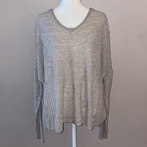Ces Femme Patterned Lightweight Knit Sweater